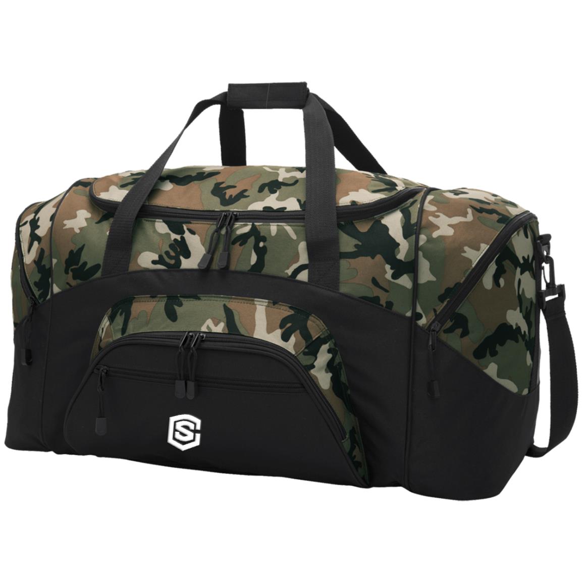 white (2) BG99 Colorblock Sport Duffel