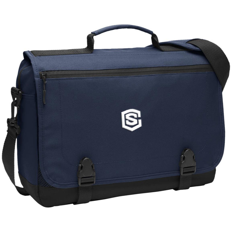 white (2) BG304 Messenger Briefcase