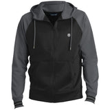 Illustrator Silver Logo ST236 Men's Sport-Wick® Full-Zip Hooded Jacket