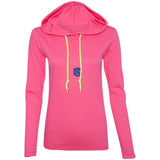 Illustrator Blue Logo 887L Ladies' LS T-Shirt Hoodie