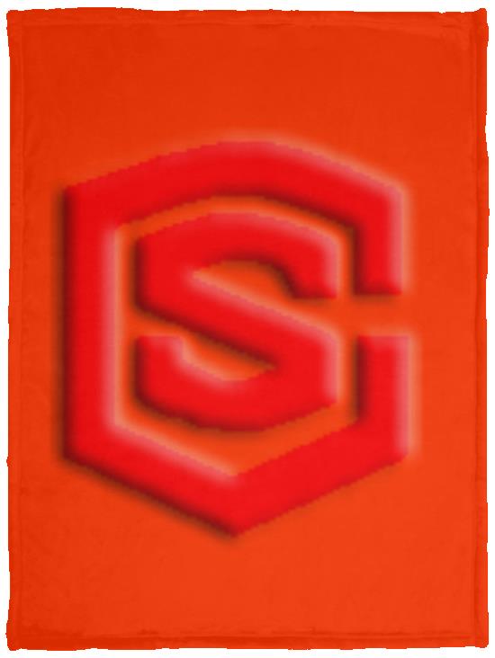 red (2) VPS Cozy Plush Fleece Blanket - 30x40