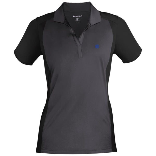 Illustrator Blue Logo LST652 Ladies' Colorblock Sport-Wick Polo