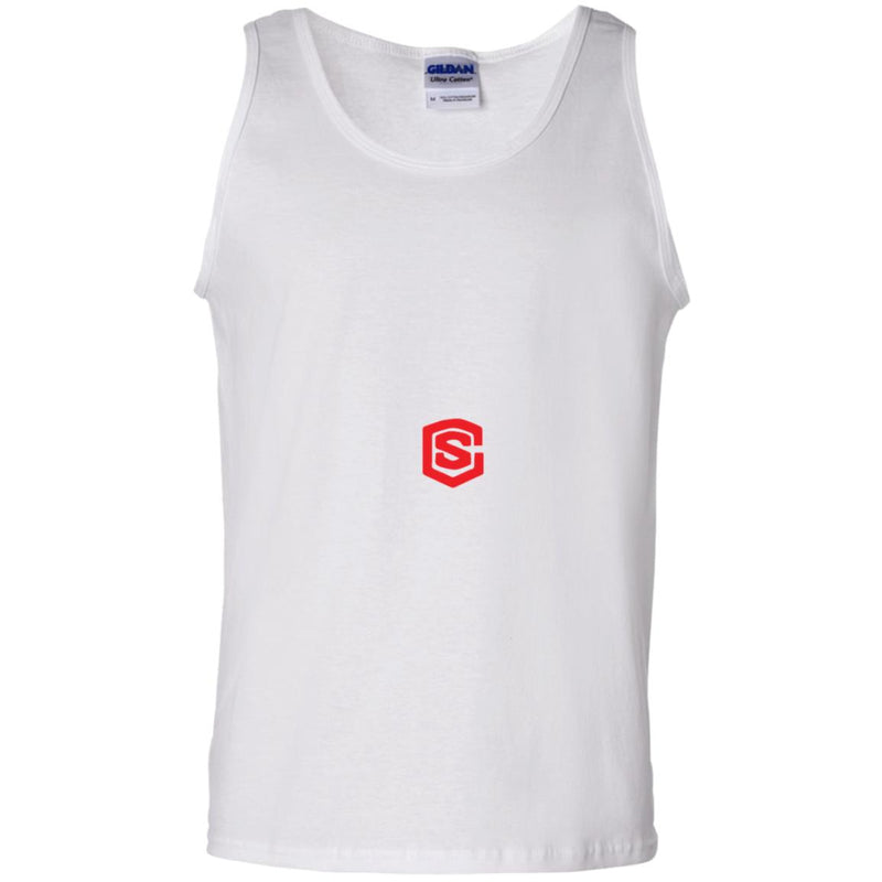 Illustrator Red Logo G220 100% Cotton Tank Top