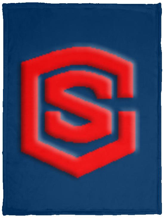 red (2) VPS Cozy Plush Fleece Blanket - 30x40