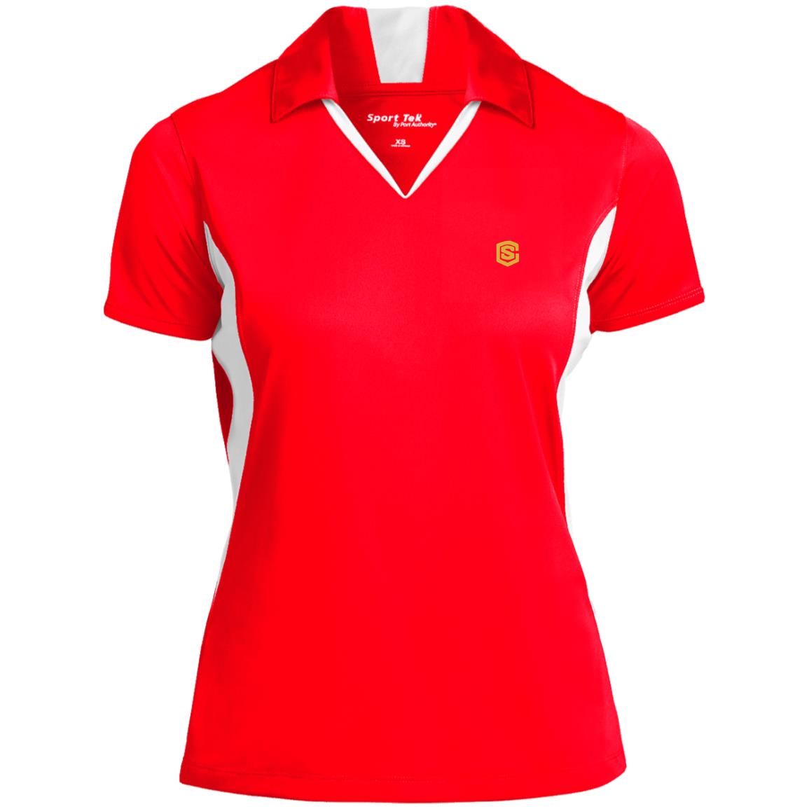 Illustrator Gold Logo LST655 Ladies' Colorblock Performance Polo