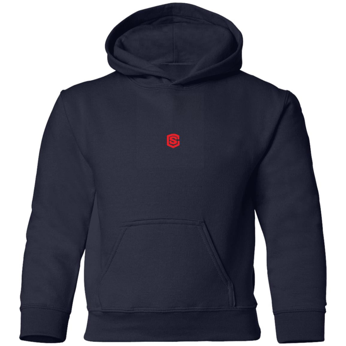 Illustrator Red Logo G185B Youth Pullover Hoodie