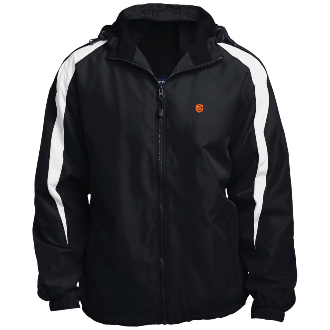 Illustrator Orange Logo YST81 Youth Colorblock Fleece-Lined Jacket