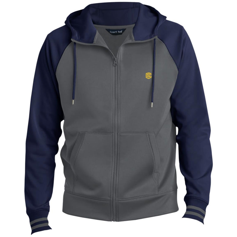 Illustrator Gold Logo ST236 Men's Sport-Wick® Full-Zip Hooded Jacket