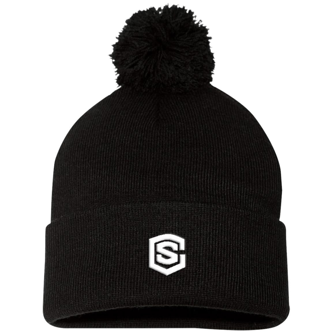 white (2) SP15 Pom Pom Knit Cap