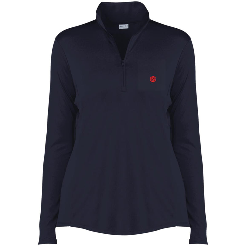 Illustrator Red Logo LST357 Ladies' Competitor 1/4-Zip Pullover