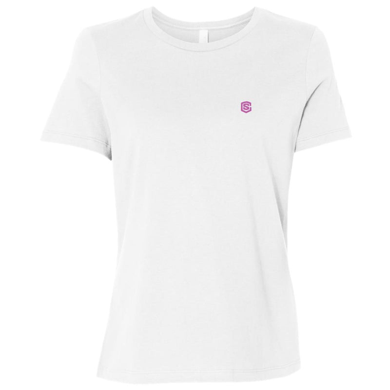 Illustrator Pink Logo B6400 Ladies' Relaxed Jersey Short-Sleeve T-Shirt