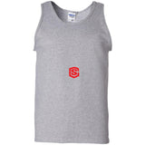 Illustrator Red Logo G220 100% Cotton Tank Top