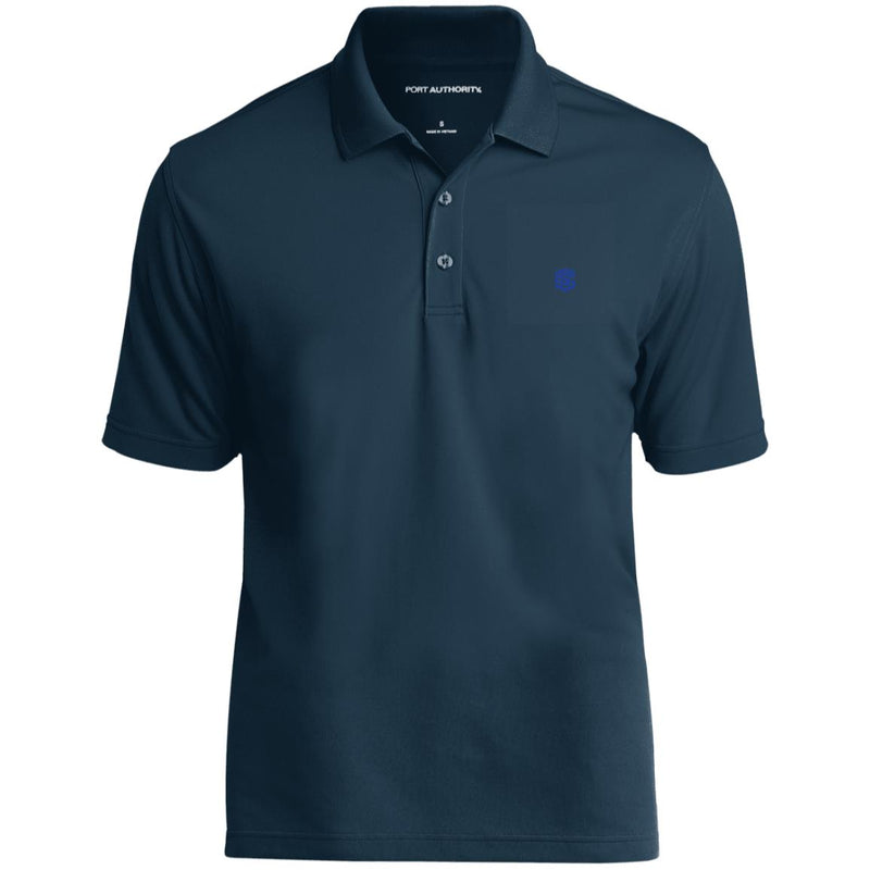 Illustrator Blue Logo K110 Dry Zone UV Micro-Mesh Polo