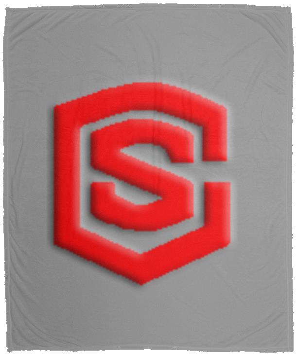 red (2) VPM Cozy Plush Fleece Blanket - 50x60