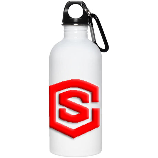 red (2) 23663 20 oz. Stainless Steel Water Bottle