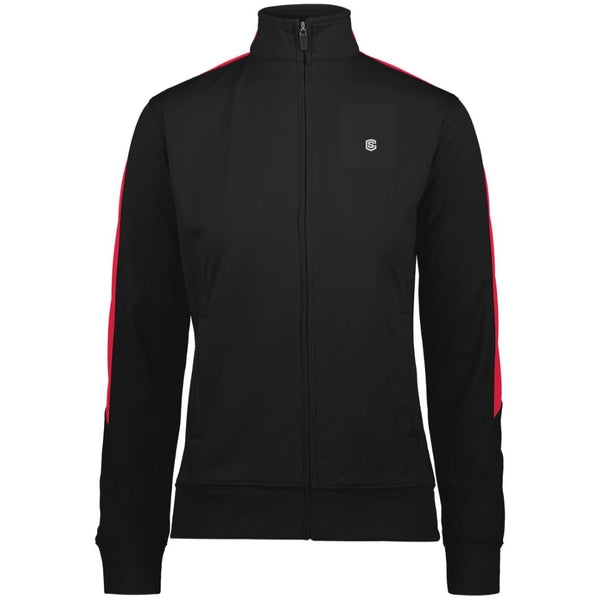 Illustrator Silver Logo 4397 Ladies' Performance Colorblock Full Zip