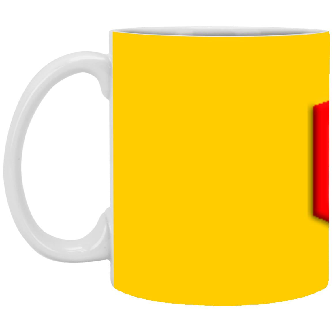 red (2) XP8434 11 oz. White Mug