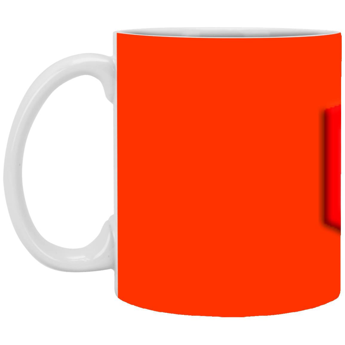 red (2) XP8434 11 oz. White Mug