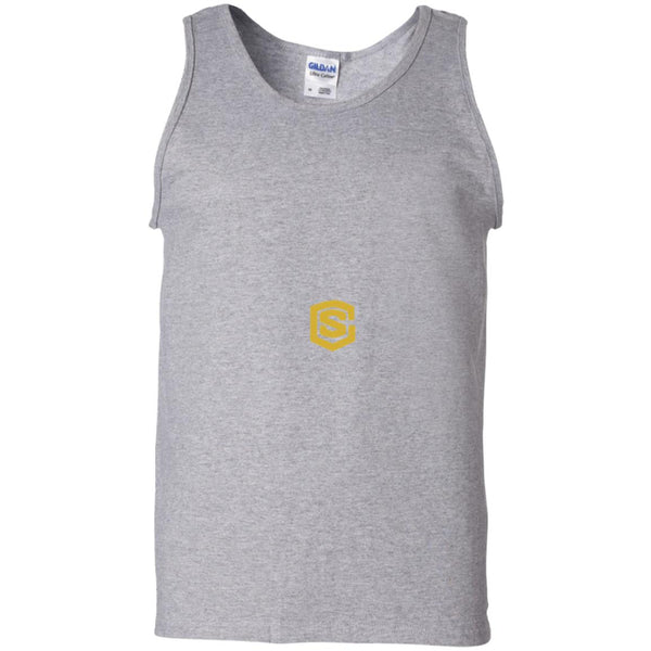 Illustrator Gold Logo G220 100% Cotton Tank Top