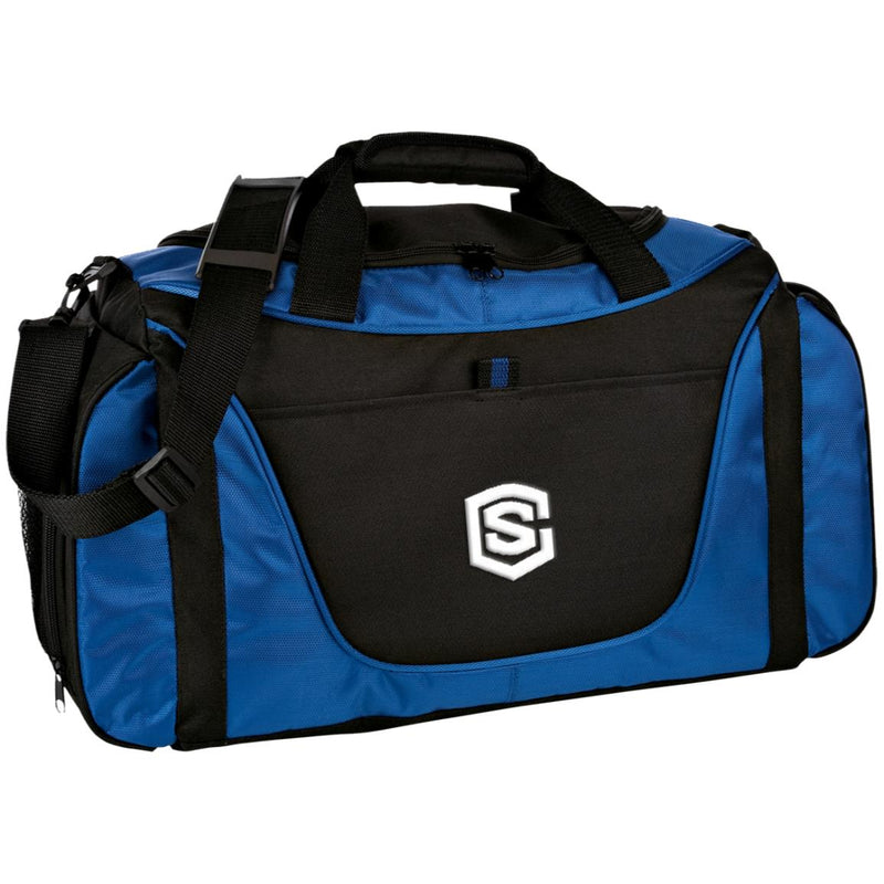 white (2) BG1050 Medium Color Block Gear Bag
