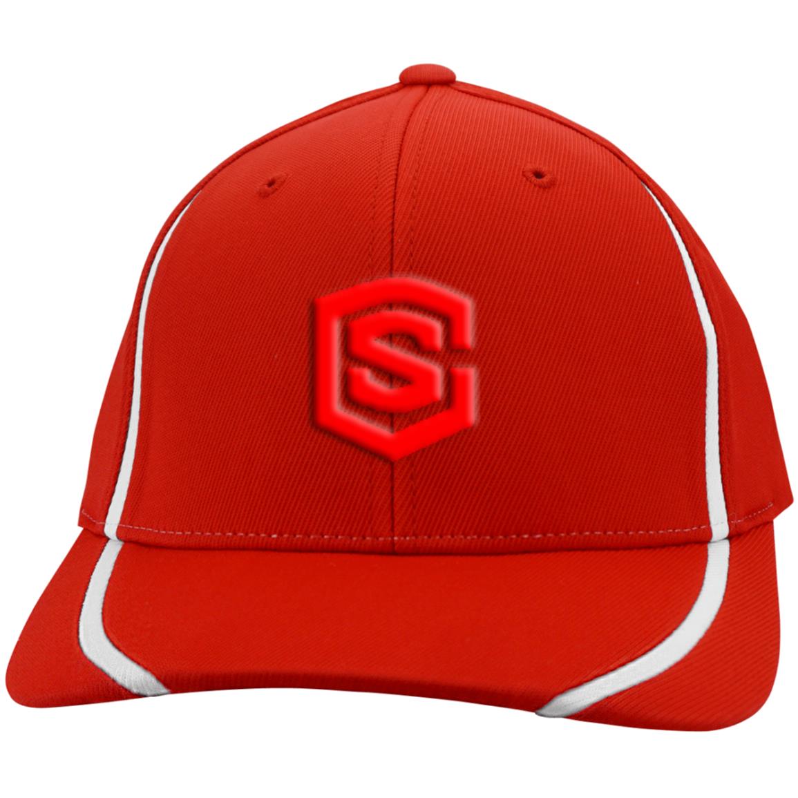 red (2) STC16 Flexfit Colorblock Cap