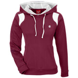 Illustrator White Logo TT30W Ladies' Colorblock Poly Hoodie