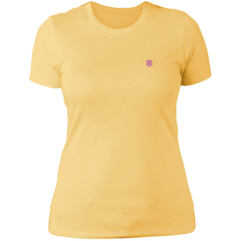 Illustrator Pink Logo NL3900 Ladies' Boyfriend T-Shirt