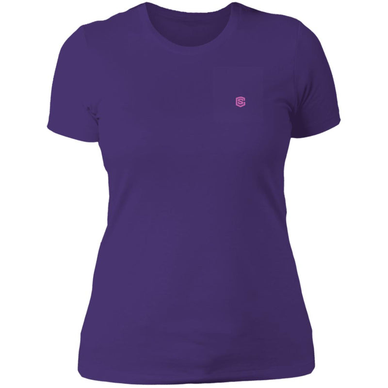 Illustrator Pink Logo NL3900 Ladies' Boyfriend T-Shirt