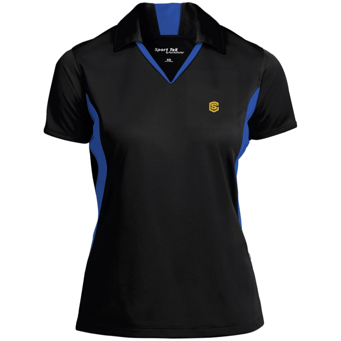 Illustrator Gold Logo LST655 Ladies' Colorblock Performance Polo