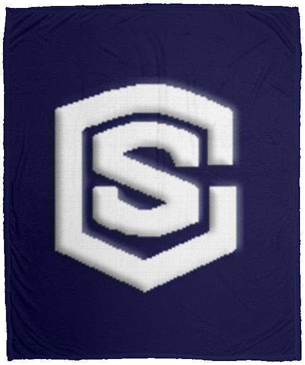 white (2) VPM Cozy Plush Fleece Blanket - 50x60