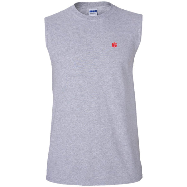 Illustrator Red Logo G270 Men's Ultra Cotton Sleeveless T-Shirt