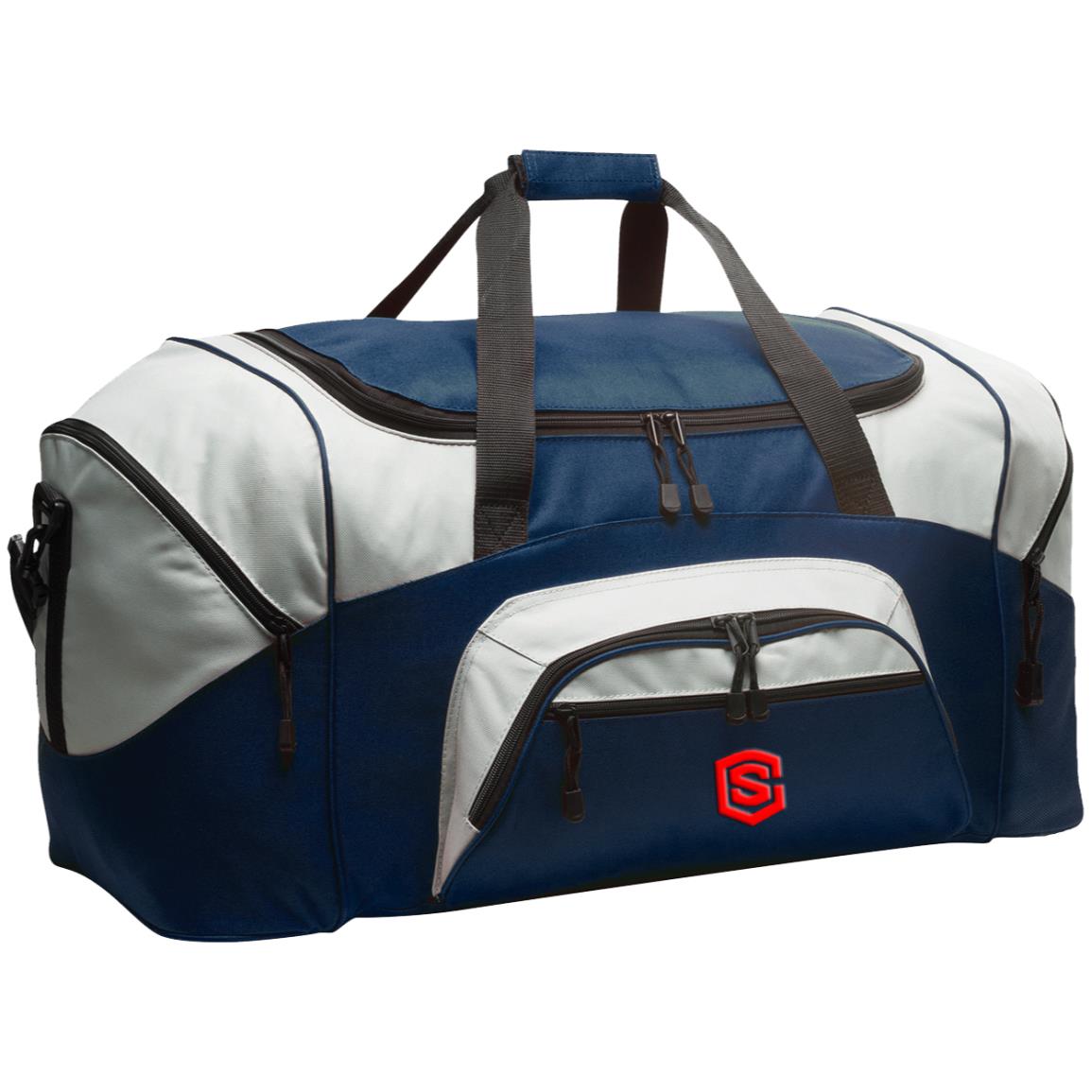 red (2) BG99 Colorblock Sport Duffel