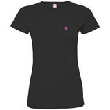 Illustrator Pink Logo 3516 Ladies' Fine Jersey T-Shirt