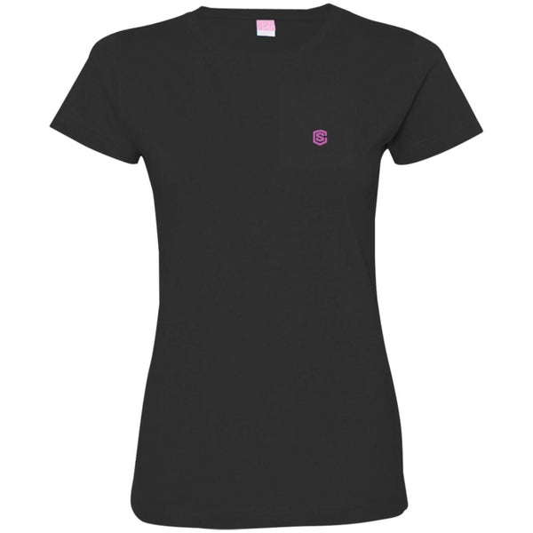 Illustrator Pink Logo 3516 Ladies' Fine Jersey T-Shirt