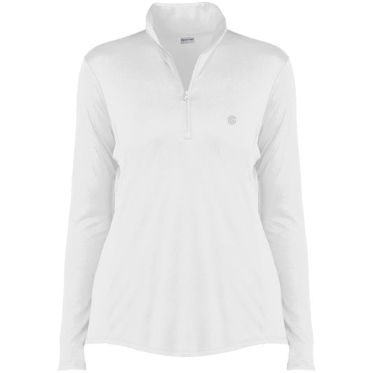 Illustrator Silver Logo LST357 Ladies' Competitor 1/4-Zip Pullover
