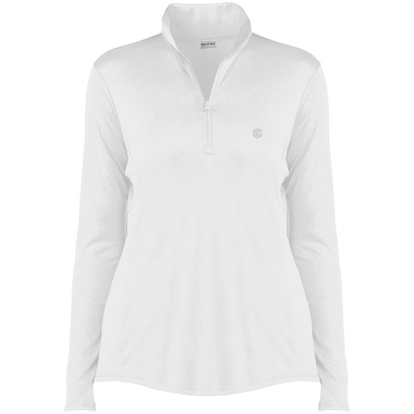 Illustrator Silver Logo LST357 Ladies' Competitor 1/4-Zip Pullover