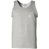 Illustrator White Logo G220 100% Cotton Tank Top