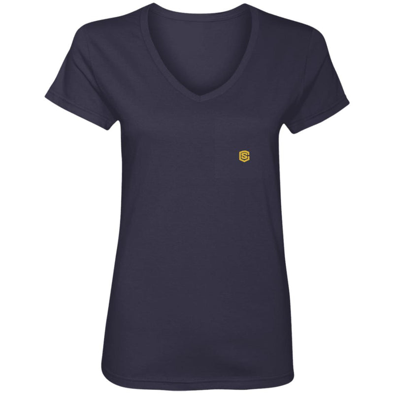 Illustrator Gold Logo 88VL Ladies' V-Neck T-Shirt