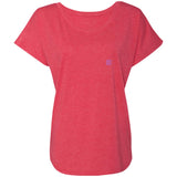 Illustrator Pink Logo NL6760 Ladies' Triblend Dolman Sleeve