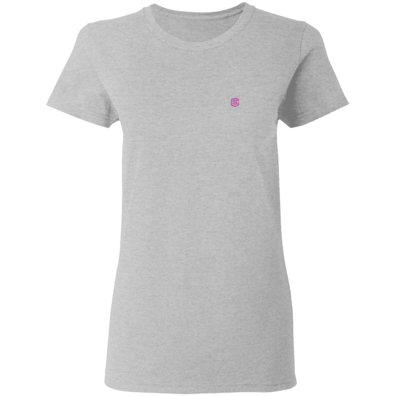 Illustrator Pink Logo G500L Ladies' 5.3 oz. T-Shirt