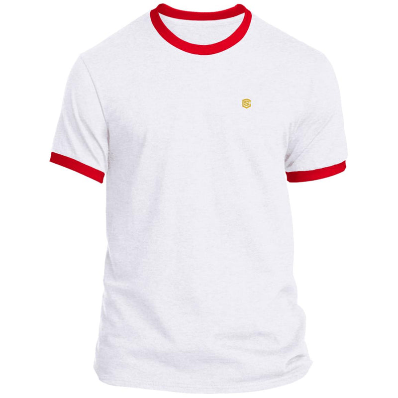 Illustrator Gold Logo PC54R Ringer Tee