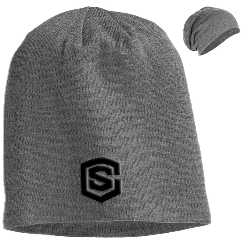 black (2) DT618 Slouch Beanie