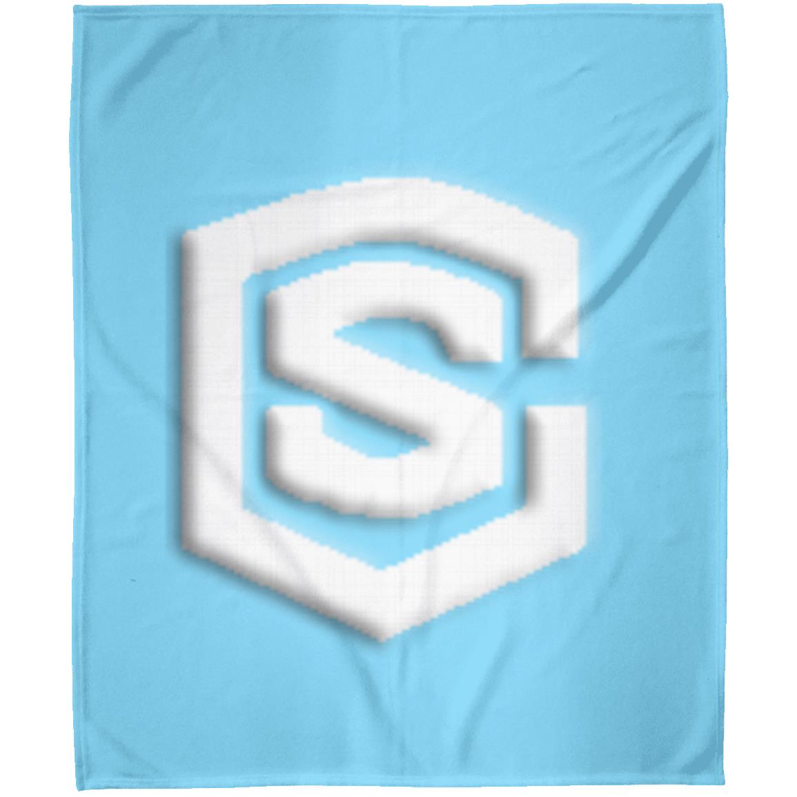 white (2) FLM Arctic Fleece Blanket 50x60