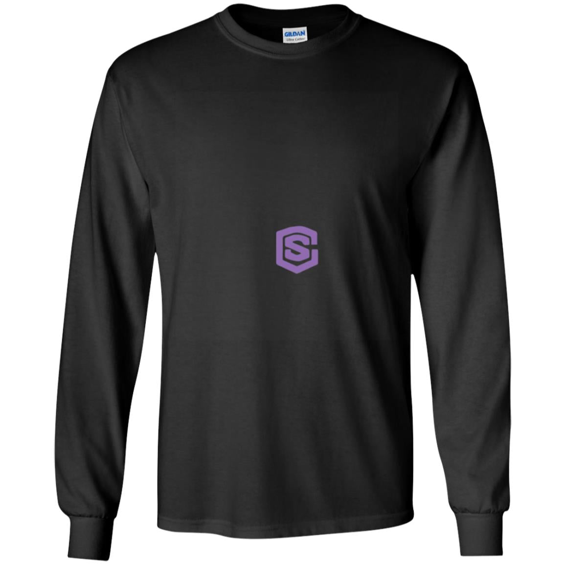 Illustrator Purple Logo G240B Youth LS T-Shirt