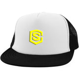 yellow (3) DT624 Trucker Hat with Snapback