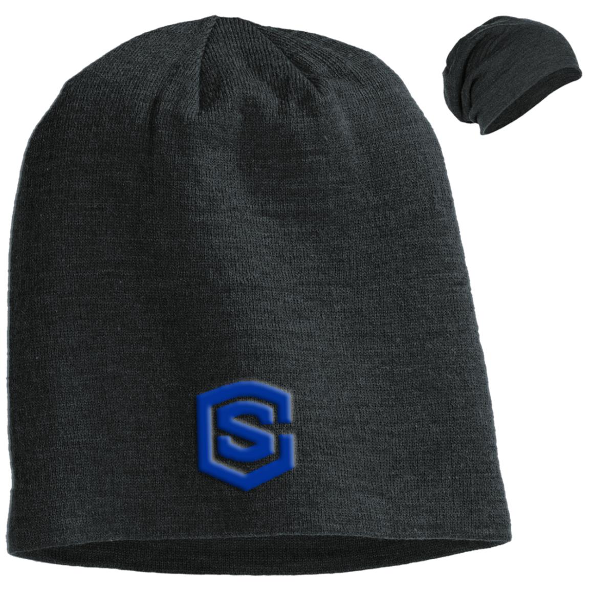 blue (2) DT618 Slouch Beanie