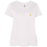 Illustrator Gold Logo 3804 Ladies' Curvy T-Shirt