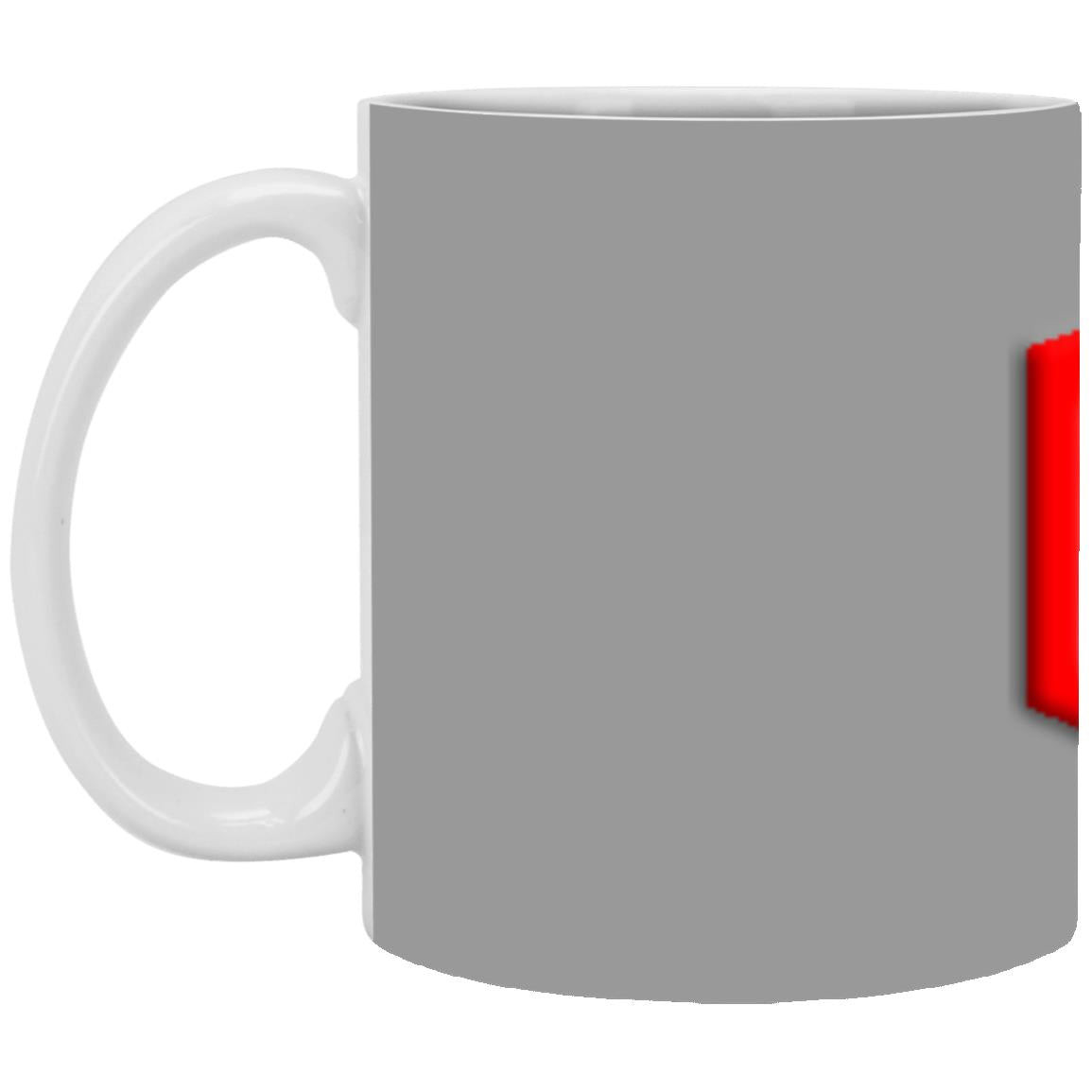 red (2) XP8434 11 oz. White Mug