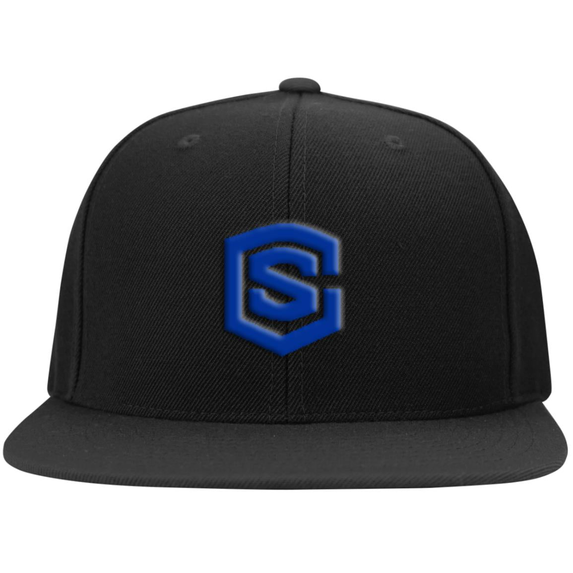 blue (2) STC19 Flat Bill High-Profile Snapback Hat