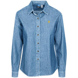 Illustrator Gold Logo LSP10 Women's LS Denim Shirt